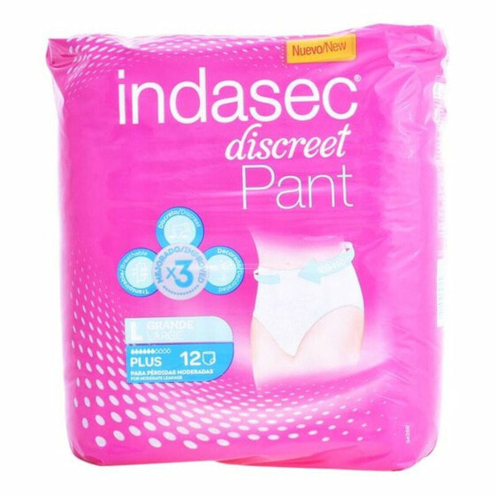 Трусики от протекания Pant Plus Talla Grande Indasec 3821862 (12 uds)