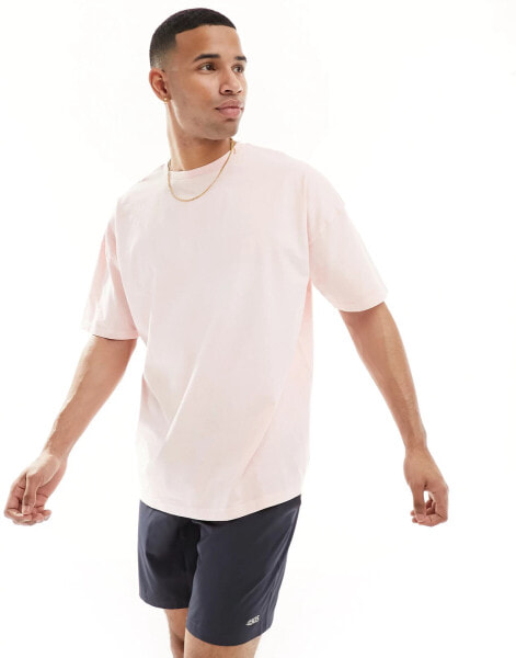 ASOS 4505 Icon oversized training t-shirt with quick dry in washed pink