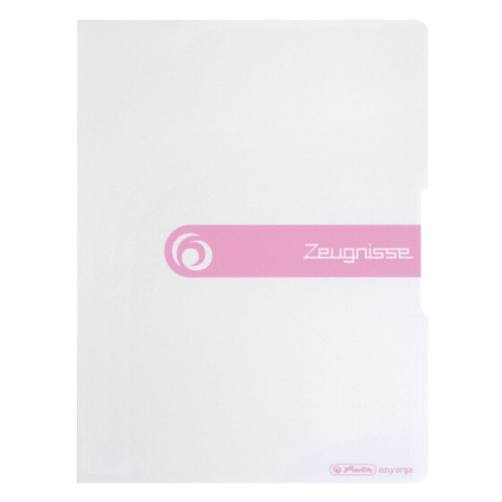 Herlitz Zeugnisse - Conventional file folder - A4 - Polypropylene (PP) - White - Portrait - 1 pc(s)