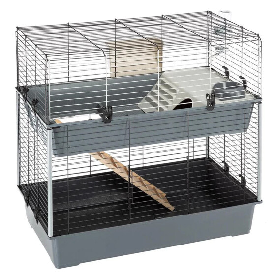 FERPLAST Rabbit 120 Double Rabbit Cage