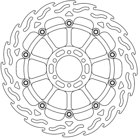 MOTO-MASTER Flame Husqvarna/KTM 112297 Brake Disc