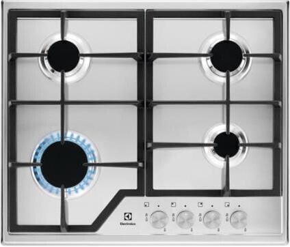 Electrolux EGS6426SX - Stainless steel - Built-in - Gas - Stainless steel - 4 zone(s) - 4 zone(s)