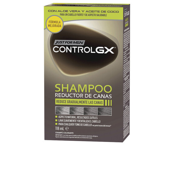 Just For Men Control GX Оттеночный шампунь для седых волос 118 мл