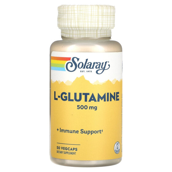 L-Glutamine , 500 mg , 50 VegCaps