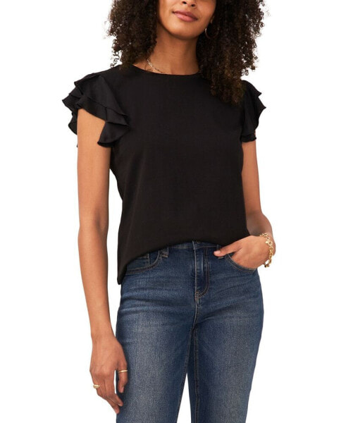 Women's Tiered Ruffled-Sleeve T-Shirt