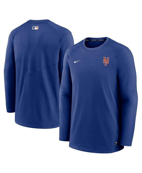 Футболка с длинным рукавом Nike Authentic Collection Logo Performance для мужчин из New York Mets