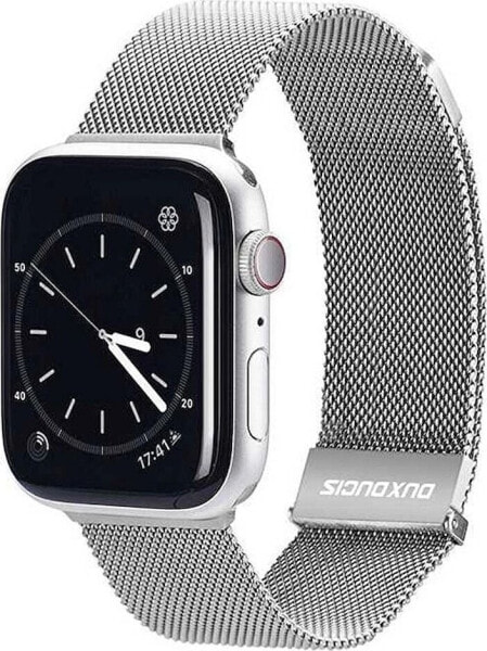 Dux Ducis DUX DUCIS pasek MILANESE magnetyczny ze stali nierdzewnej do Apple Watch 42 / 44 / 45 mm szary