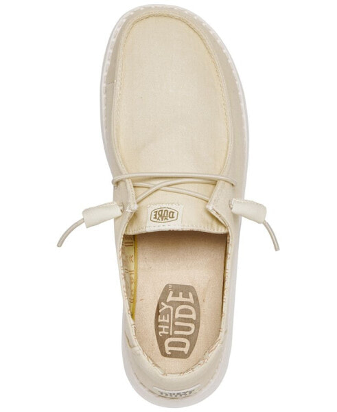 Women's Wendy Canvas Casual Moccasin Sneakers from Finish Line