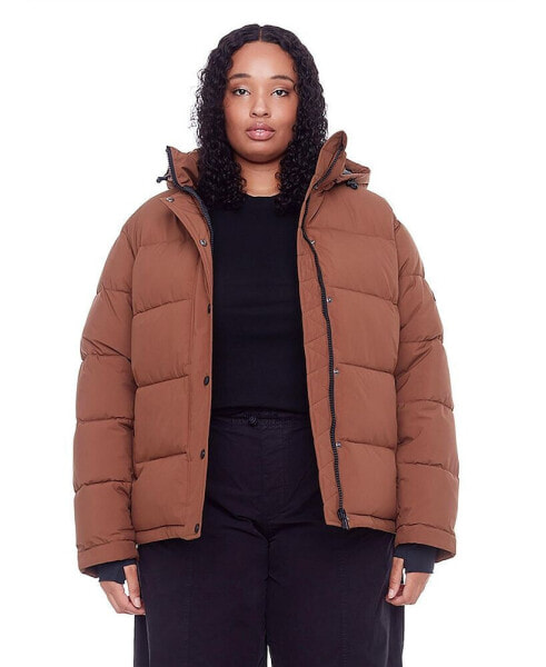 Women's Plus Size - Forillon Plus | Short Quilted Puffer Jacket