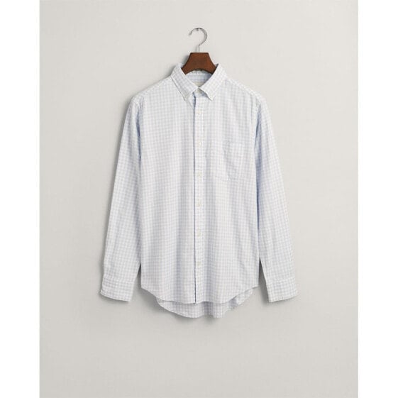 GANT Slim Jaspe Gingham Long Sleeve Shirt