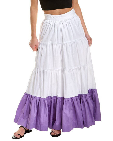 Amur Koral Tiered Maxi Skirt Women's