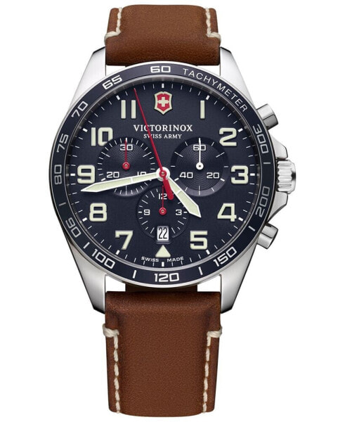 Часы Victorinox Chronograph FieldForce - Кожа - 42mm