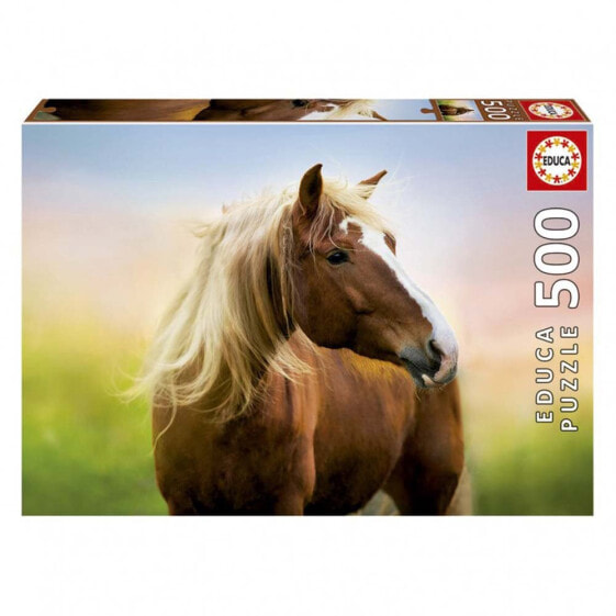 EDUCA BORRAS 500 Pieces Horse At Sunrise Puzzle