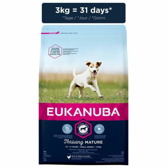Сухой корм Eukanuba Mature для взрослых собак с курицей 3 кг