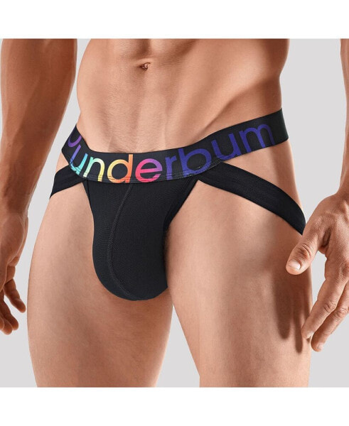 Мужской бельевой комплект Rounderbum TRANSPARENT PRIDE Jockstrap