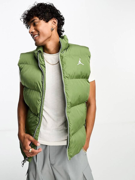 Jordan Essentials gillet in olive