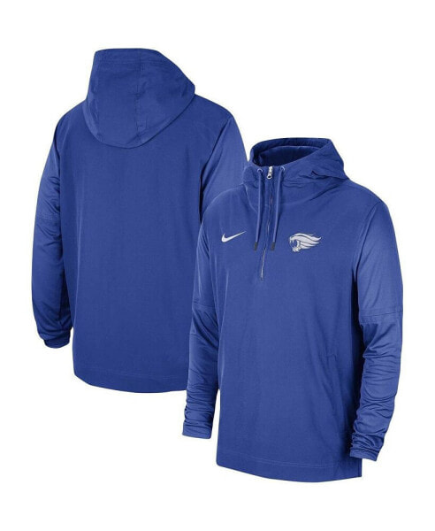 Куртка Nike мужская с полукруглой молнией, команда Royal Kentucky Wildcats 2023