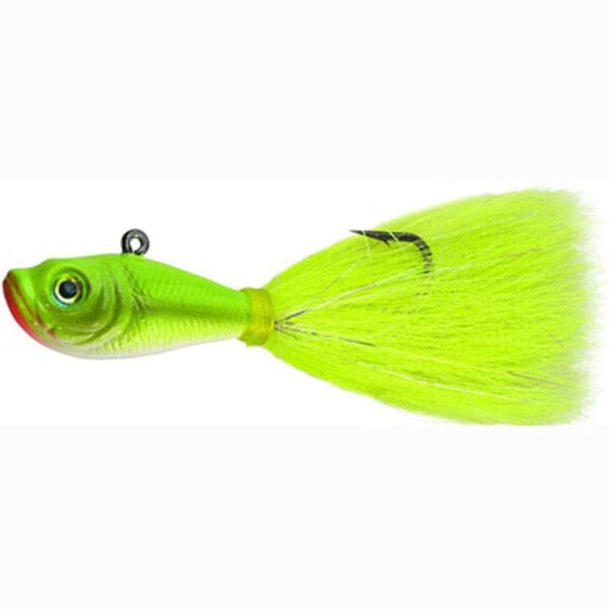 Spro Prime Bucktail Jigs Fluke (1/4oz - 8oz, Chart/Pink/Green/White)