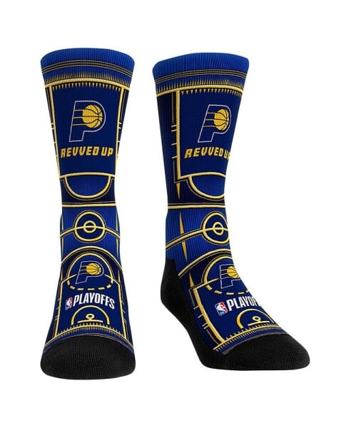 Rock Em Men's and Women's Socks Indiana Pacers 2024 NBA Playoffs Slogan Crew Socks