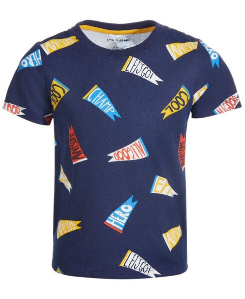 Toddler Boys Varsity-Print T-Shirt, Created for Macy's