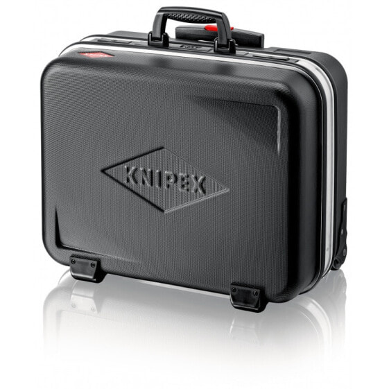 KNIPEX BIG Basic Move, Tool box, Acrylonitrile butadiene styrene (ABS), Aluminum, Black, 33 L, 20 kg, Combination lock