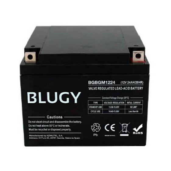 BLUGY 12V 24A Compact AGM Batterie