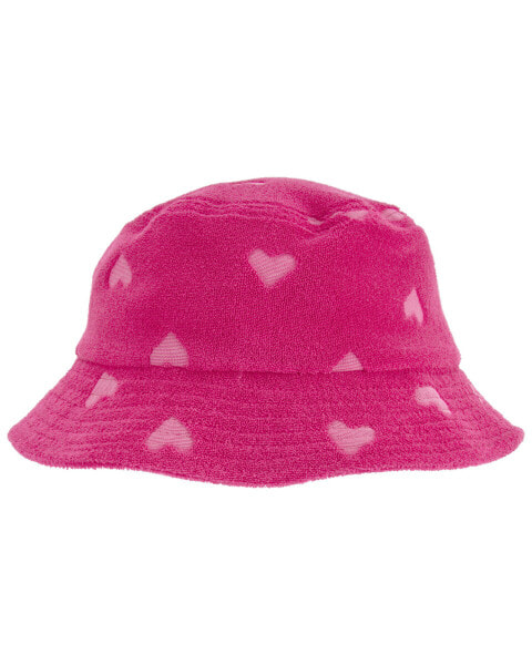 Toddler Heart Bucket Hat 2T-4T