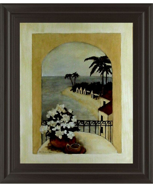 Tropical Moon by Roane Manning Framed Print Wall Art, 22" x 26"