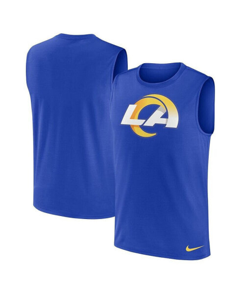 Men's Royal Los Angeles Rams Blitz Legend Muscle Perform Tank Top