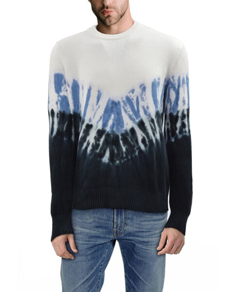 Men's Arrow Tie Dye Crew Neck Sweater