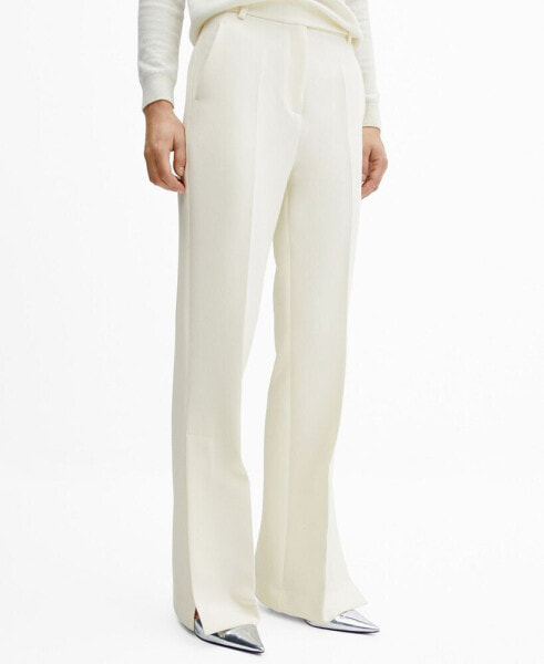 Women's Opening Detail Straight Trousers