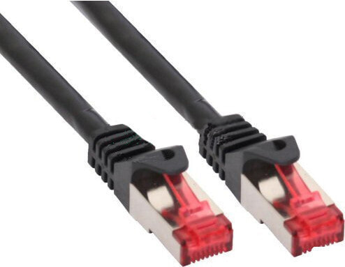 InLine Patch Cable S/FTP PiMF Cat.6 250MHz PVC copper black 20m