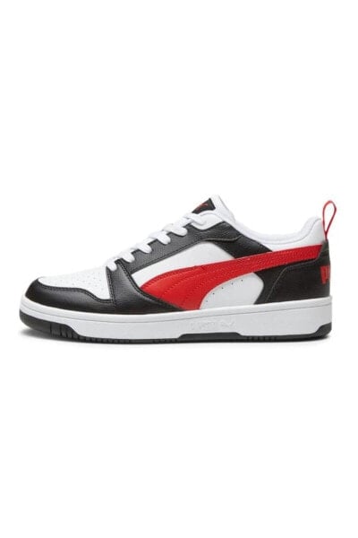 Кроссовки женские PUMA Rebound v6 Low Бело-черно-красные 36-40