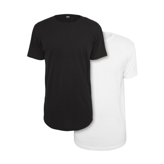 URBAN CLASSICS T-Shirt Pre-Pack Shaped Long 2-Pack