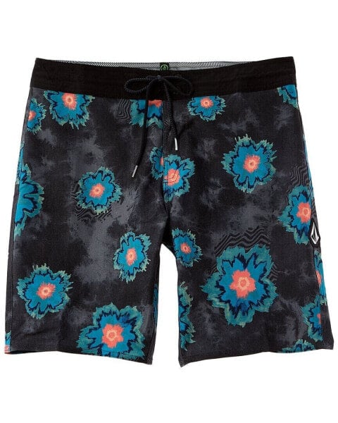 Volcom Medal Petal Stoney Swim Trunk Men's Black 32