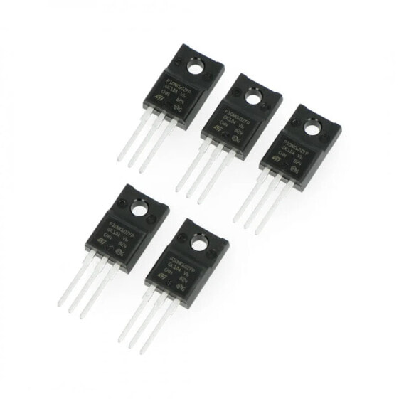 N-MOSFET tranzistor STP10NK60ZFP - THT - 5pcs