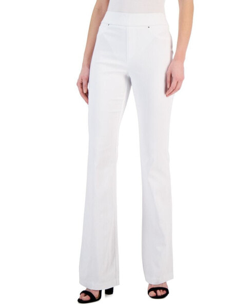 Women's High-Rise Pull-On Flare-Leg Pants, Created for Macy's