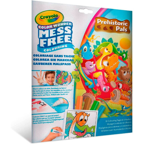 CRAYOLA Dinosaur Friends Color Without Smudges Set