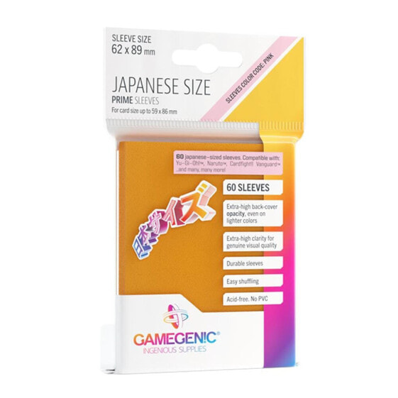 GAMEGENIC Card Sleeves Prime Japanese Sized Sleeves 62x89 mm