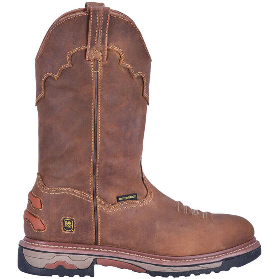 Dan Post Boots Journeyman Waterproof Composite Toe Work Mens Brown Work Safety