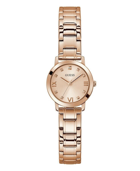 Часы Guess Three Hand Rose Gold Tone Watch