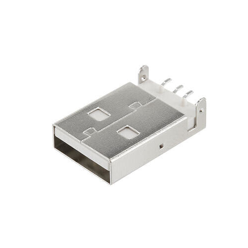 Разъем USB-A Econ Connect US1AFSN, Белый, Латунь, Нейлон 30 м, 1.5 A