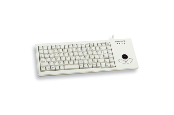 Cherry XS Trackball - Full-size (100%) - Wired - USB - QWERTY - Grey