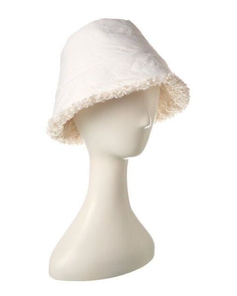 Adrienne Landau Reversible Bucket Hat Women's White