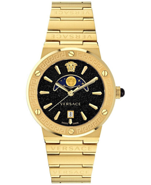 Часы Versace Swiss Greca Logo Gold