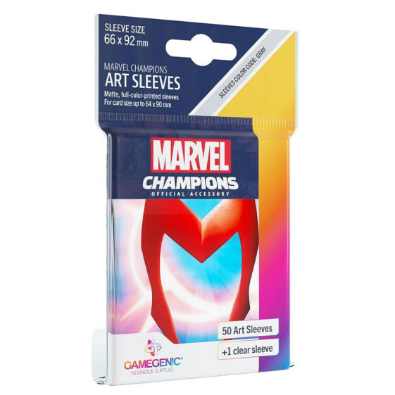 GAMEGENIC Card Sleeves Marvel Champions Scarlet Witch 66x92 mm