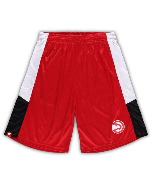 Men's Red Atlanta Hawks Big and Tall Champion Rush Practice Shorts