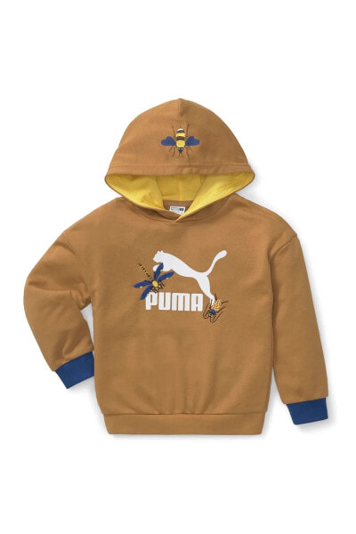 Толстовка женская PUMA SMALL WORLD Prime Hoodie TR Desert Tan