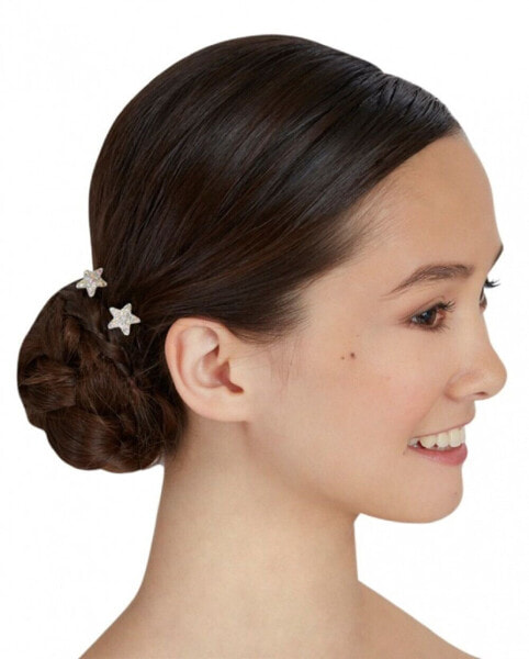 Capezio Women's Daisy Hair Pin Silver Clear One Size - ABH4014