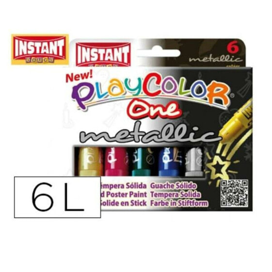 Фломастер INSTANT PlayColor metallic (6 штук)